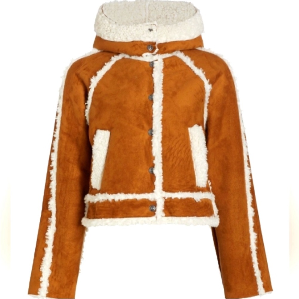 NWT Vegan Leather Free People Jacket